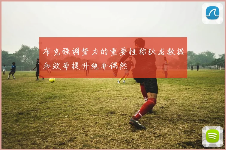 布克强调努力的重要性称狄龙数据和效率提升绝非偶然