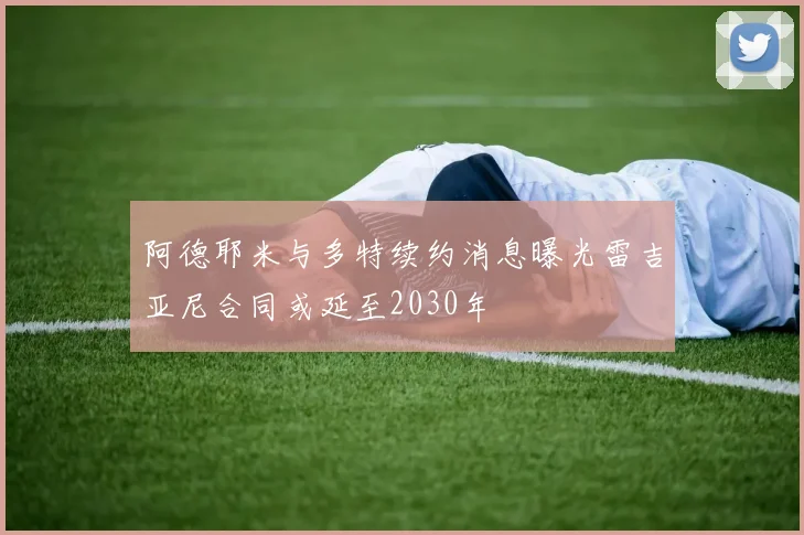 阿德耶米与多特续约消息曝光雷吉亚尼合同或延至2030年